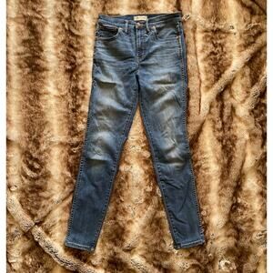 Madewell 10” High-Rise Skinny Jeans Size 27